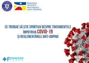 Agentia Nationala Antidoping publica lista de medicamente impotriva COVID-19 pe care sportivii le pot lua fara reteta