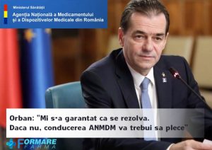 Orban: „Mi s-a garantat ca se rezolva. Daca nu, conducerea ANMDM va trebui sa plece”
